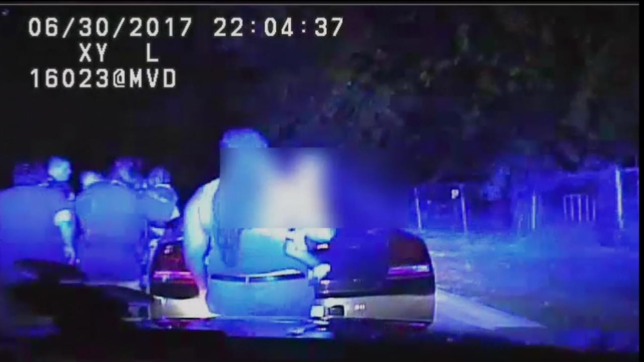 Dash-Cam Footage Shows Tulsa Sergeant Punch Officer In Face
