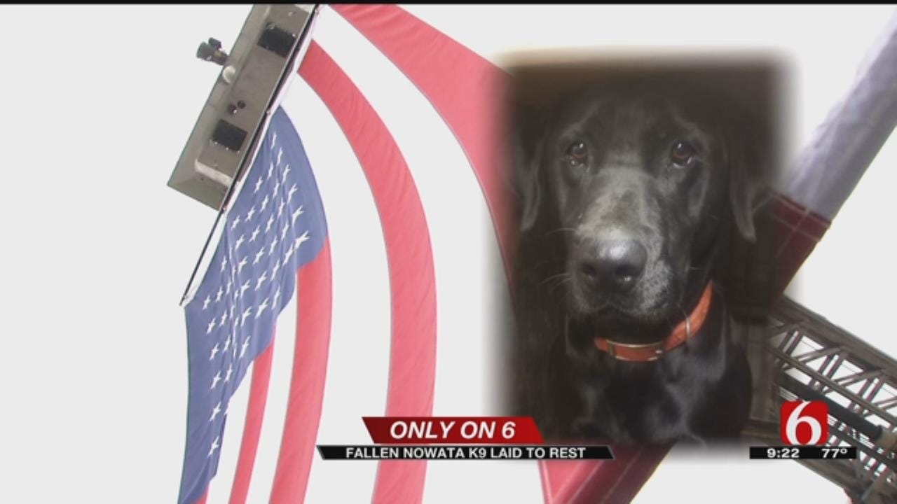 Funeral Held For Nowata K9 Officer Killed During Traffic Stop
