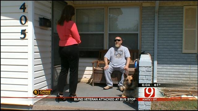Blind Oklahoma Veteran Gets The Better Of His Attacker