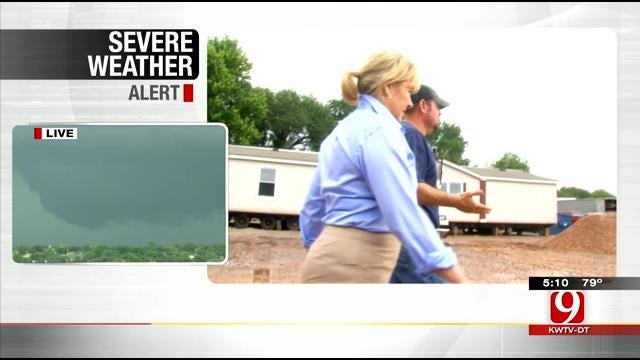 Fallin Tours Purcell, Other Areas Affected By Recent Flooding