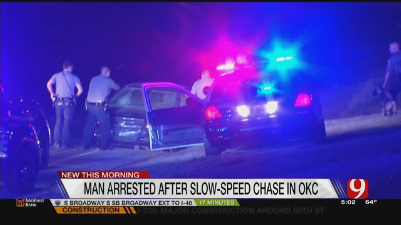Overnight Police Chase Prompts Arrest In NW OKC