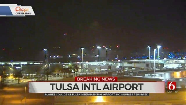 American Airlines, Allegiant Aircraft Collide On The Ground At Tulsa Airport