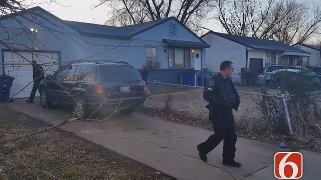 Tulsa Man Found Inside Home, Shot In The Chest