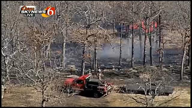 Osage Skynews 6: Brush Fire Just East Of Sapulpa