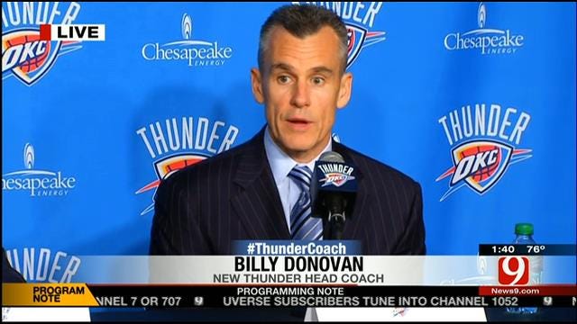 Billy Donovan Introductory Press Conference