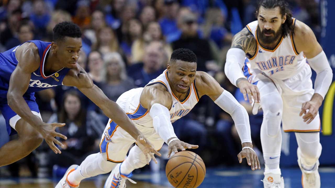 Westbrook Scores 32, Tussles With Beverley As Thunder Roll
