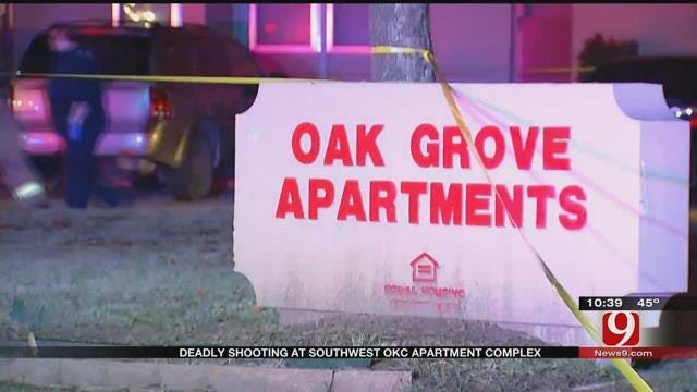 SW OKC Apartment Complex Residents On Edge After Triple Shooting