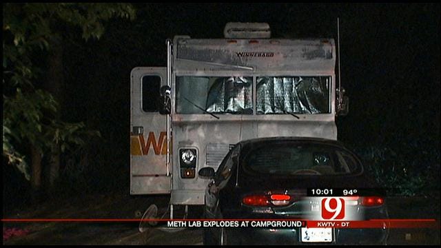 Police: Mobile Meth Lab Explosion At Arcadia Lake Could Have Been Worse
