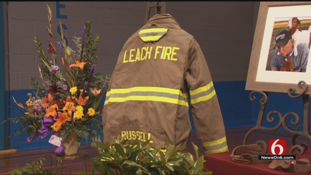 Fallen Leach Firefighter Honored By Wife, Community