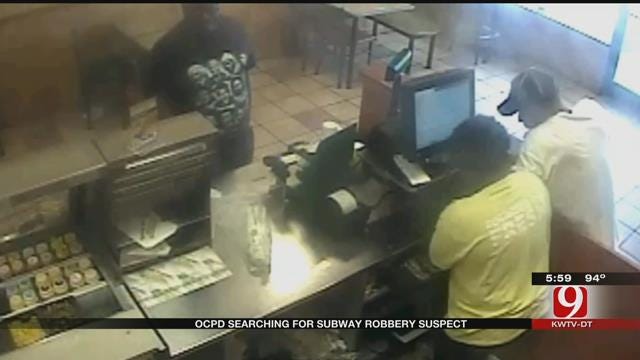 OKC Police Searching For Subway Robbery Suspect