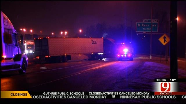 Slick, Hazardous Roads Remain In Sub-Freezing Oklahoma