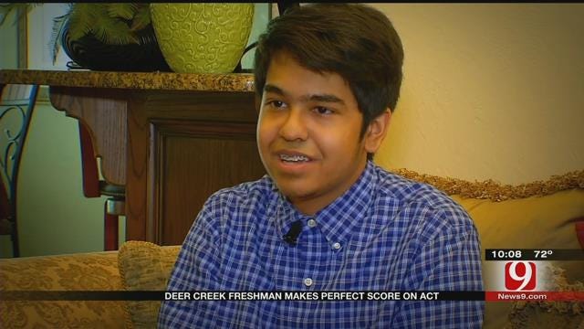 Deer Creek Freshman Makes Perfect Score On ACT