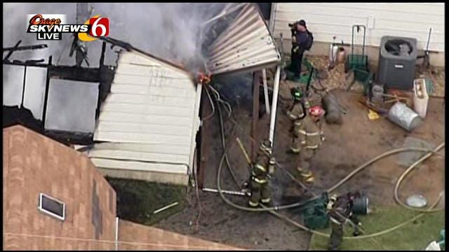 Osage SkyNews 6: House Fire On Easton In Tulsa