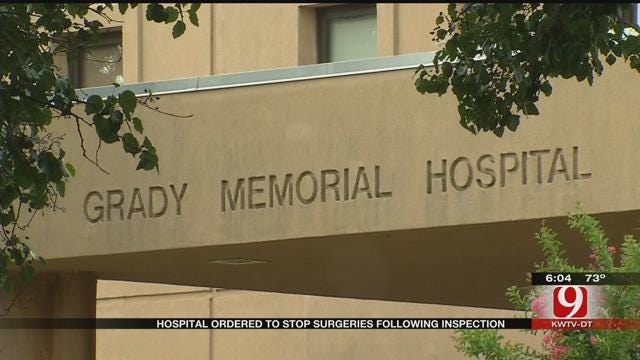Grady County Hospital Forced To Suspend Surgeries