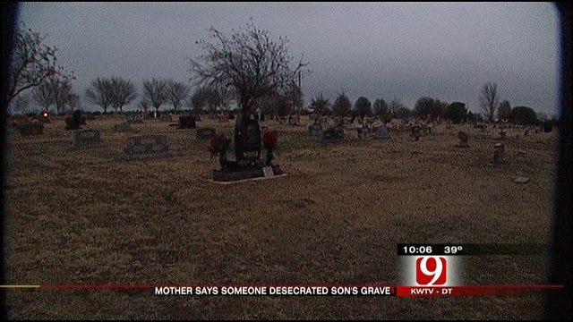 OKC Mother's Heart Broken After Son's Grave Desecrated