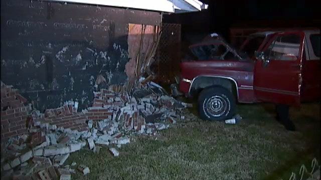 WEB EXTRA: Video Of Scene Of SUV Into Side Of Home