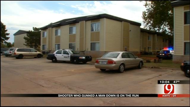 Suspect Sought After Deadly Shooting At SW OKC Apartment