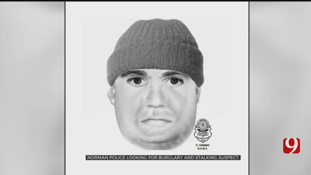 Norman Police Release Sketch Of Stalking, Burglary Suspect