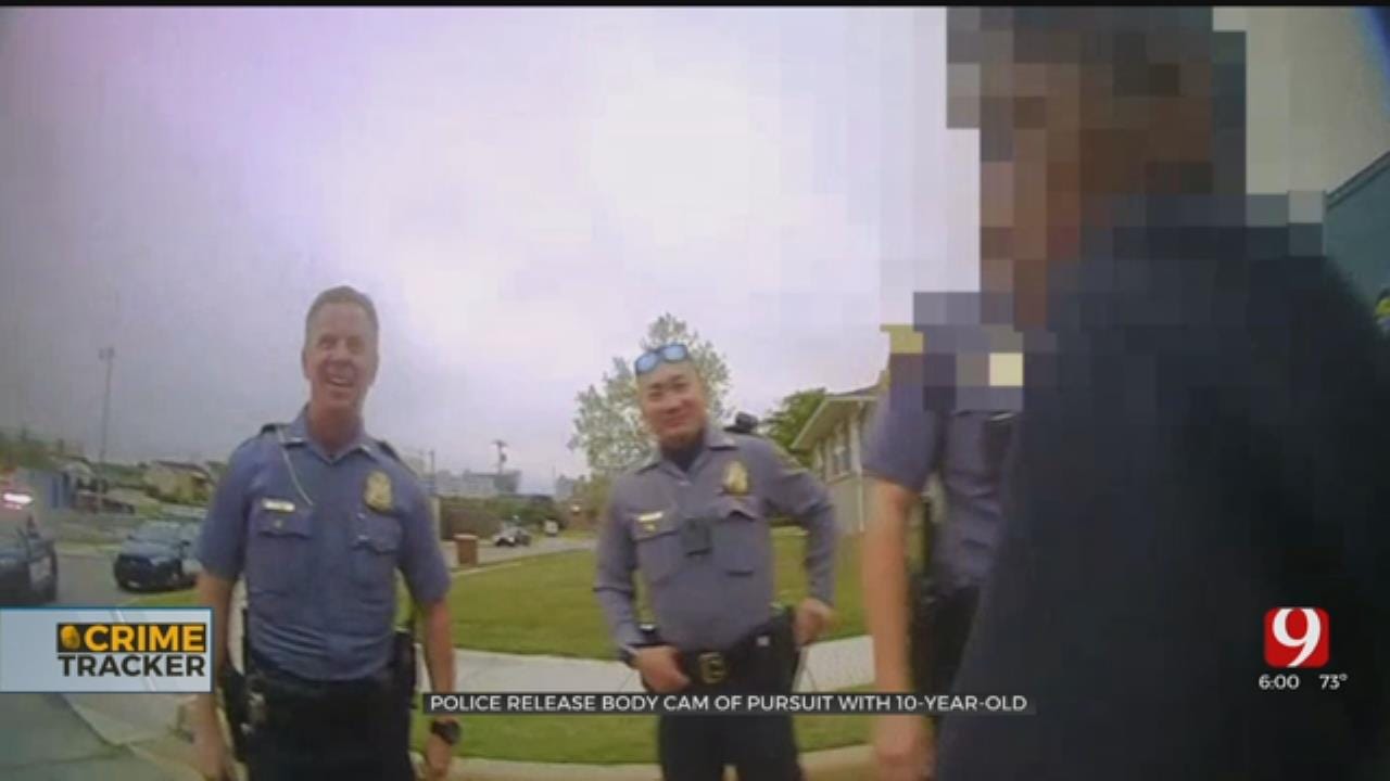 OKC Police Release Bodycam Footage Of Chase Involving 10-Year-Old Suspect