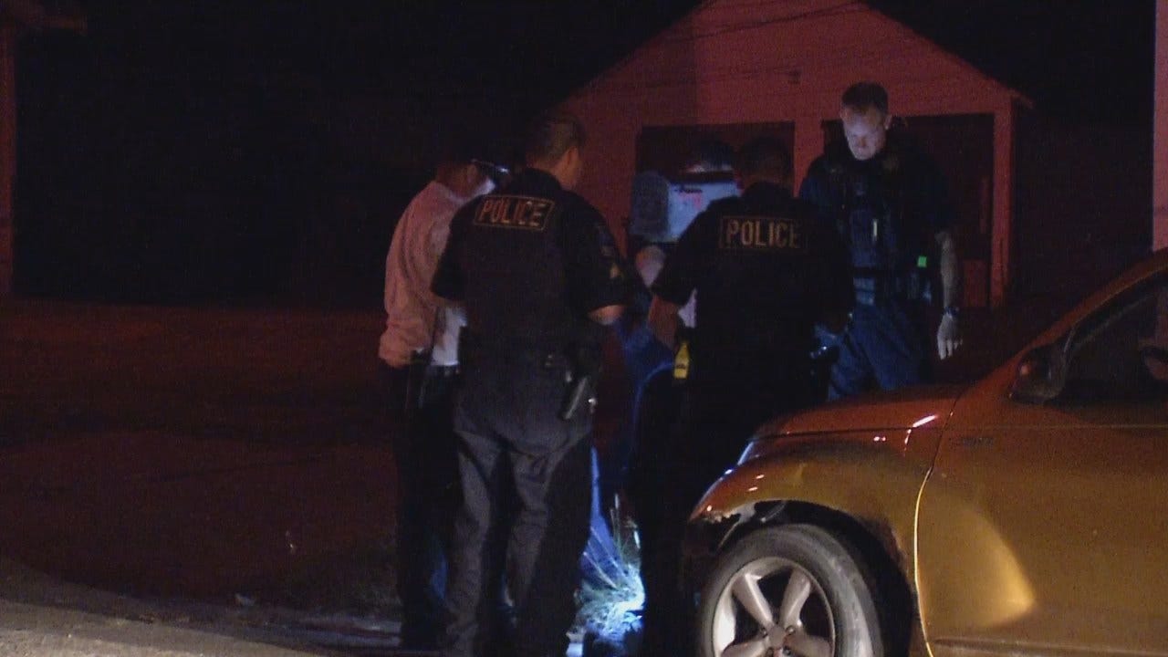 WEB EXTRA: Video From Scene Of Arrest Of Tulsa Burglary Suspect