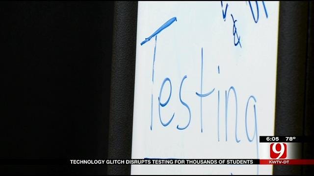 Technology Glitch Disrupts Testing For Thousands Of Students