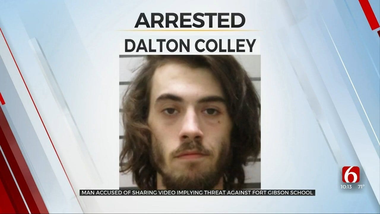 Man Accused Of Sharing Video Implying Threat Against Fort Gibson School