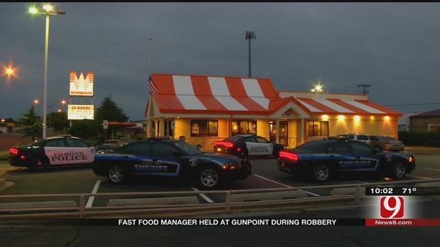 Fast Food Manager Attacked During Armed Robbery In Edmond