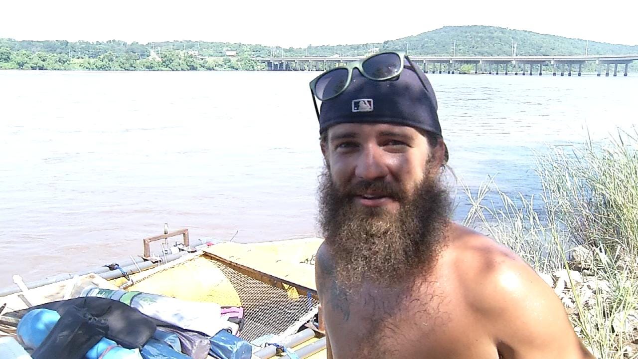 WEB EXTRA: Interview With Arkansas River Rafter Headed To Mississippi River