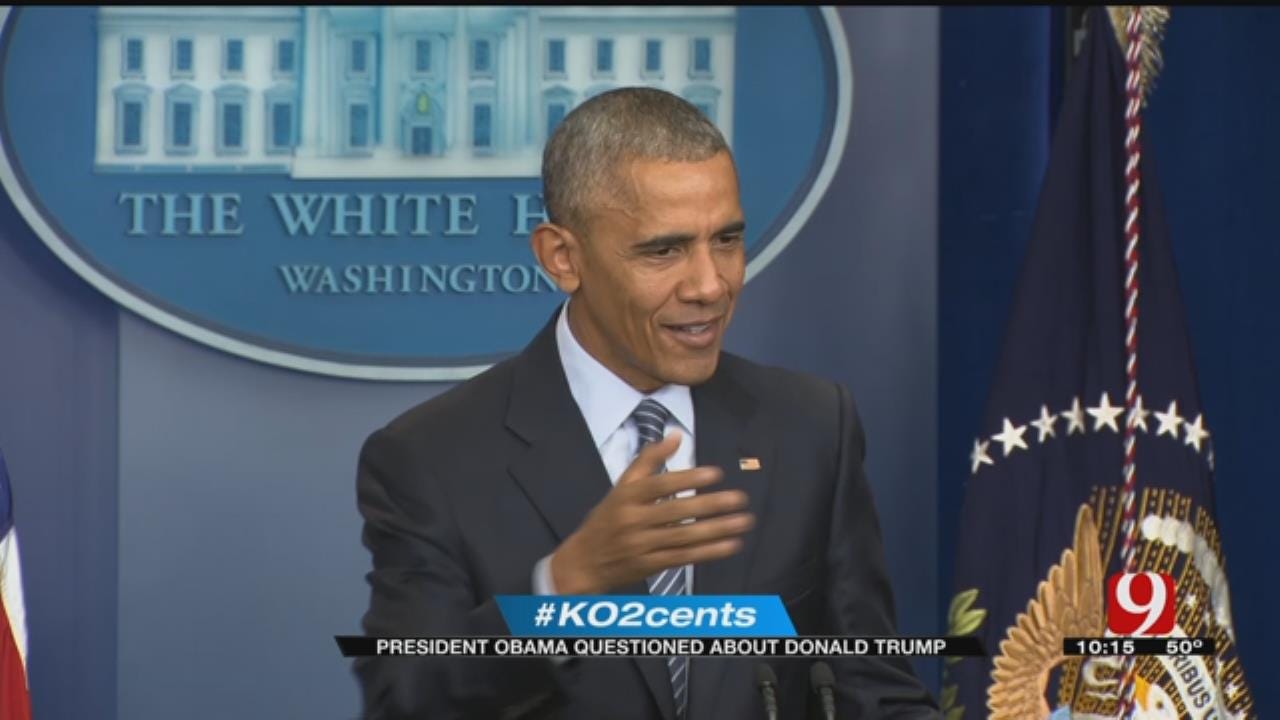 My 2 Cents: President Obama Questioned About Donald Trump