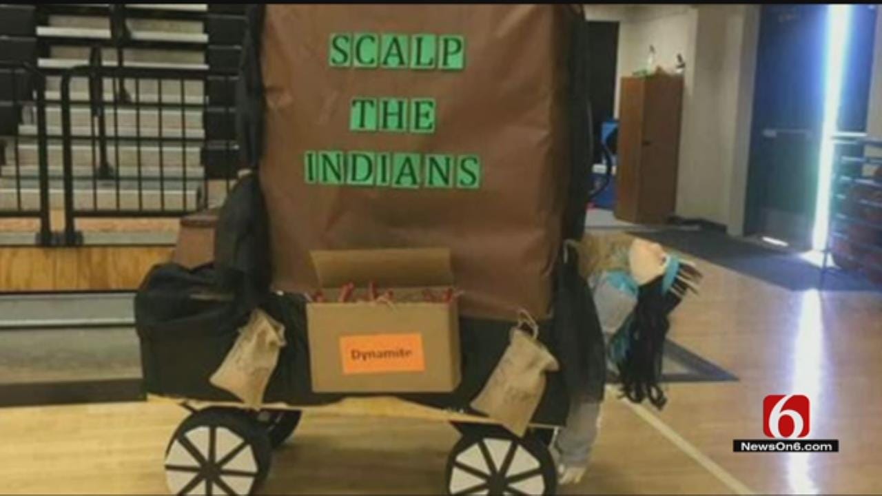 Coweta Schools Issues Apology For 'Scalp The Indians' Float