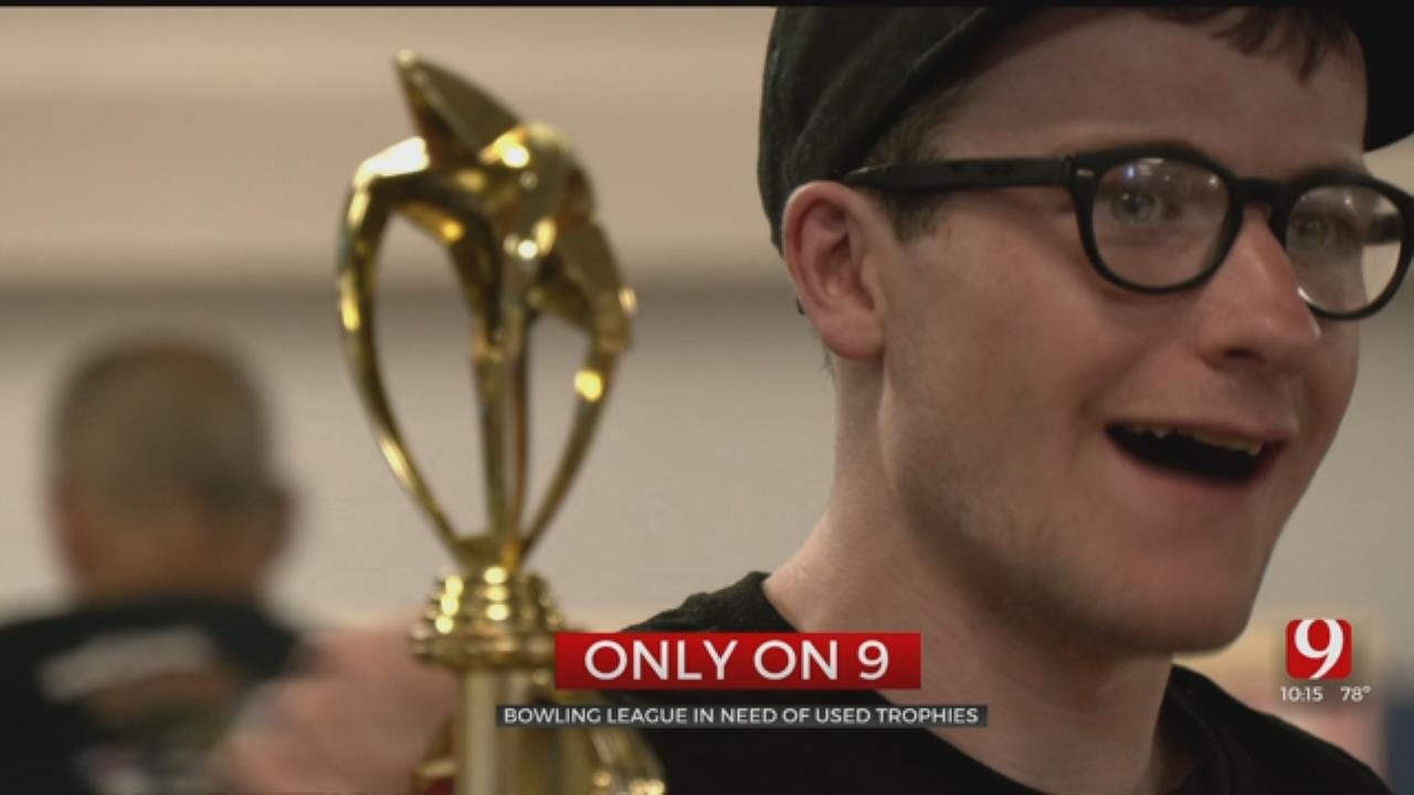 Oklahoma Mom Upcycles Used Trophies For Bowling Team With Special Needs