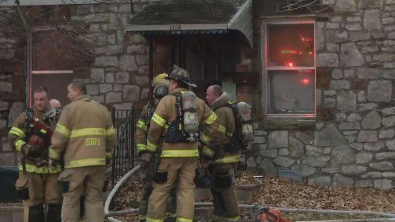 Video From Scene Of Sand Springs House Fire