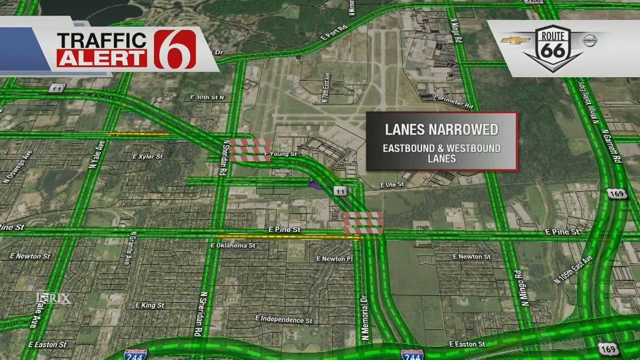 Lane, Ramp Closures To Impact Tulsa Drivers