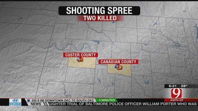 Two Killed During I-40 Shooting Spree West Of Oklahoma City