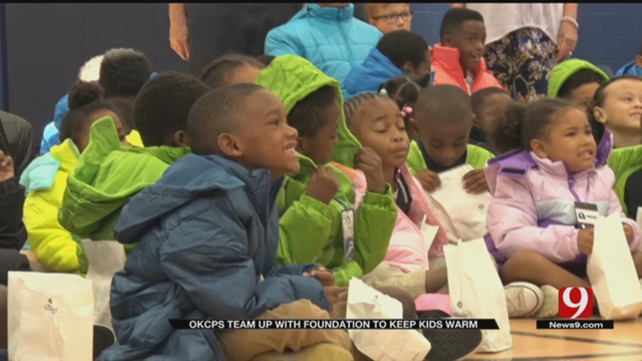 OKC Students Warm Up With New Coats Ahead Of Winter