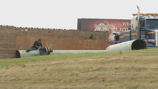 WEB EXTRA: Video From Scene Of Semi Crash On I-44