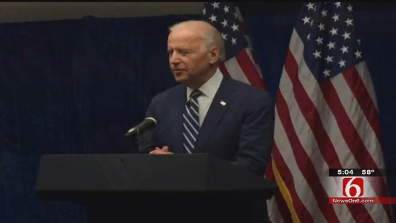 Vice President Joe Biden Visits Tulsa