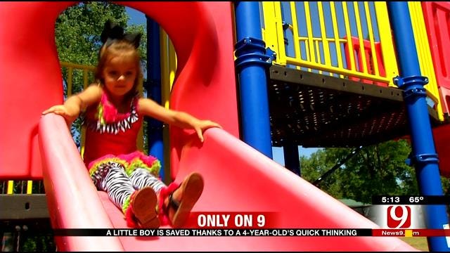 Oklahoma Girl's Persistence Saves Boy From Drowning