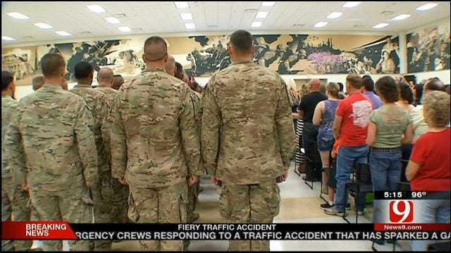 80 Oklahoma National Guard Soldiers Return Home