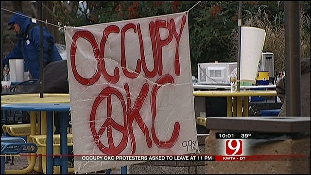 OKC Officials Say Time's Up For Protesters 'Occupying' Kerr Park