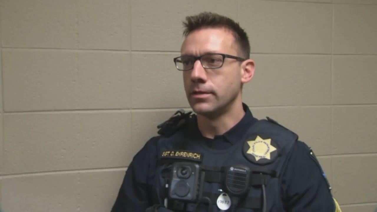 WEB EXTRA: Tulsa Police Sgt. Darren Ehrenrich Talks About Armed Robbery
