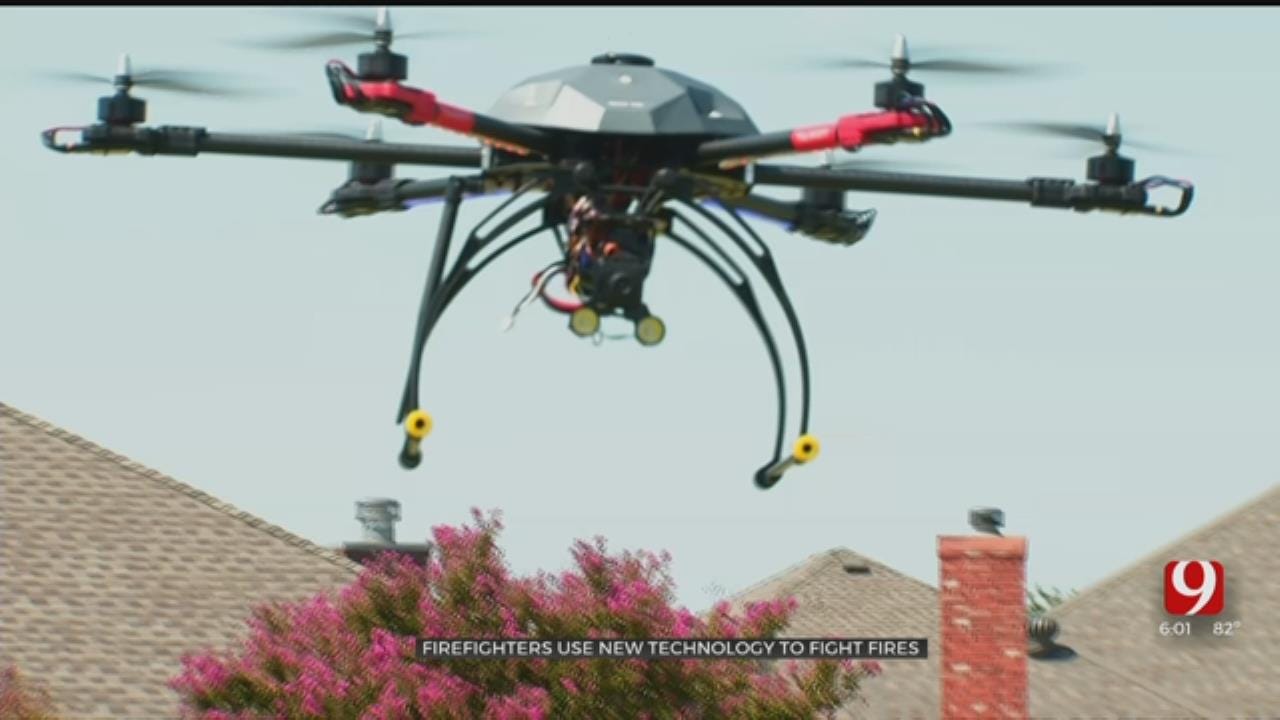 Oklahoma Firefighters Using Drones To Help Battle Fires
