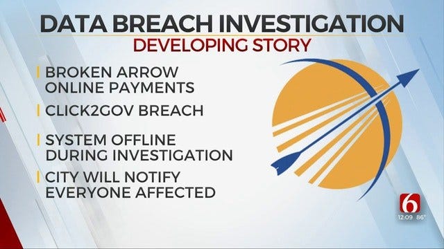 Broken Arrow Suspends Online Payments Due To Possible Data Breach