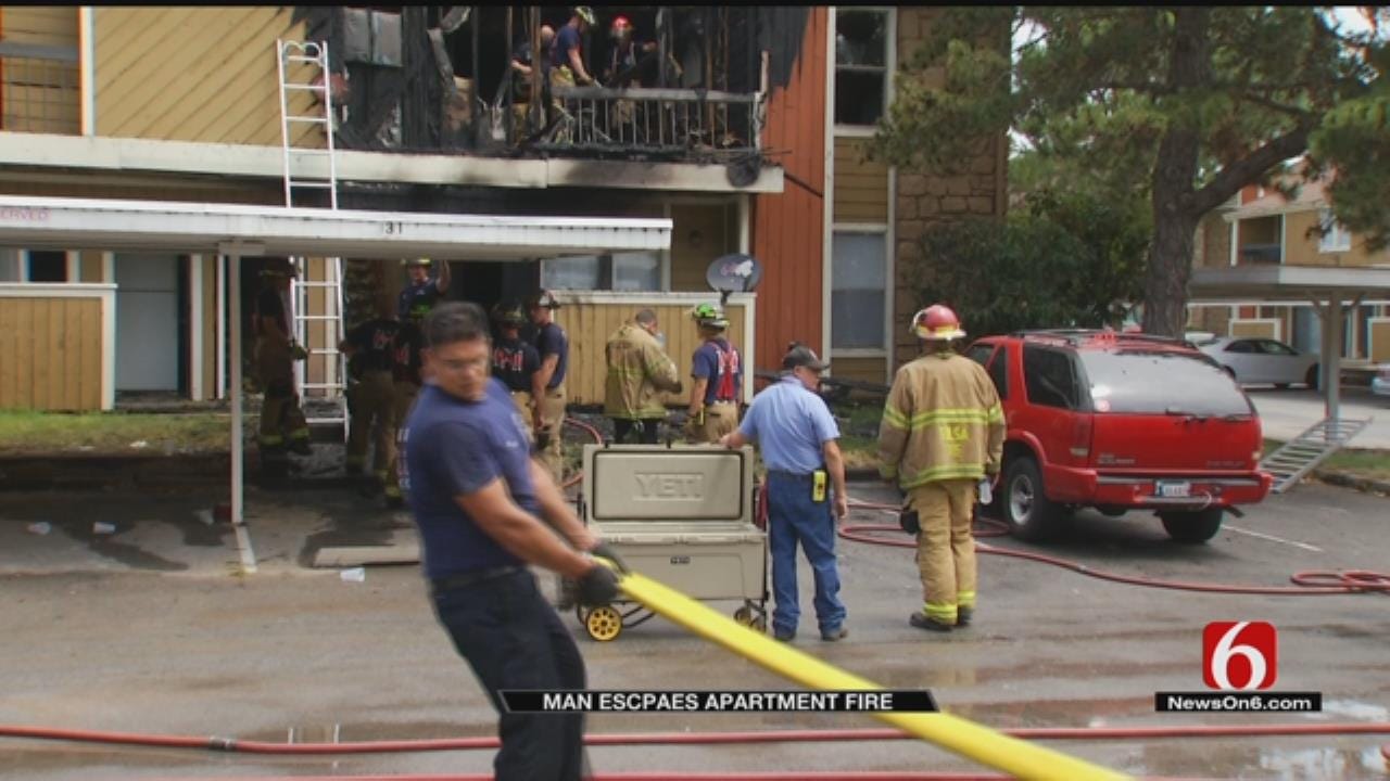 Tulsa Man Happy To Be Alive After Apartment Fire