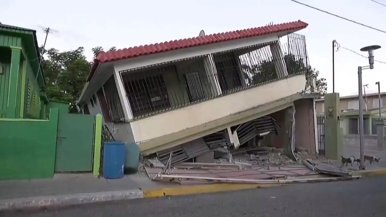 Many Residents Afraid To Go Indoors After Puerto Rico's Strongest Earthquake Since 1918
