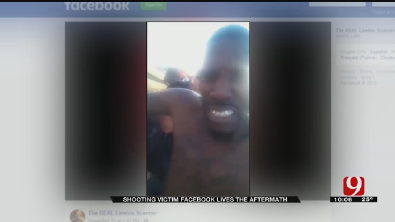 Lawton Shooting Victim Shares Aftermath On Facebook Live