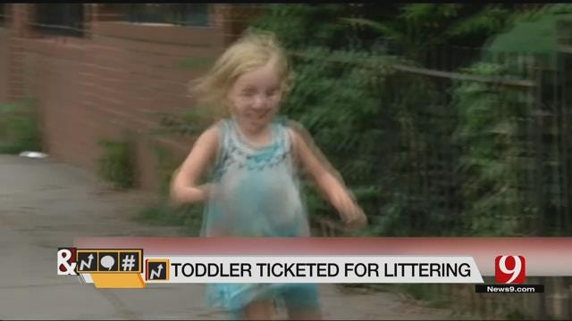 Trends, Topics & Tags: Toddler Fined For Littering