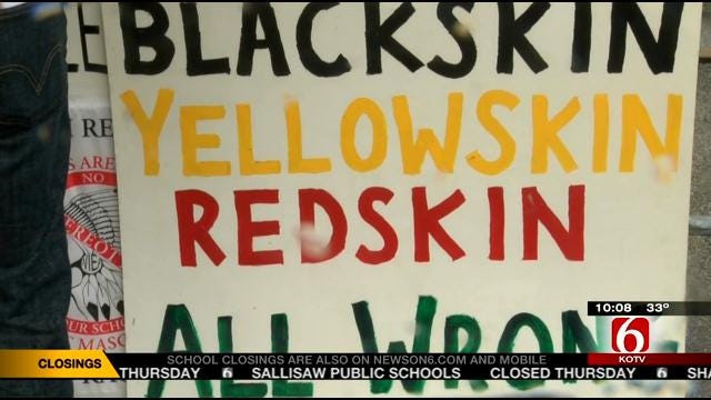 Oklahoma Tribe Hopeful 'Redskin' Will Be Used Less In Future