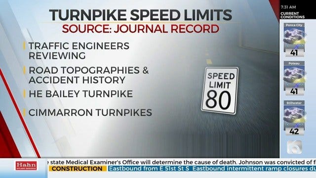 Officials Say More Research Needed Before Turnpike Speeds Change