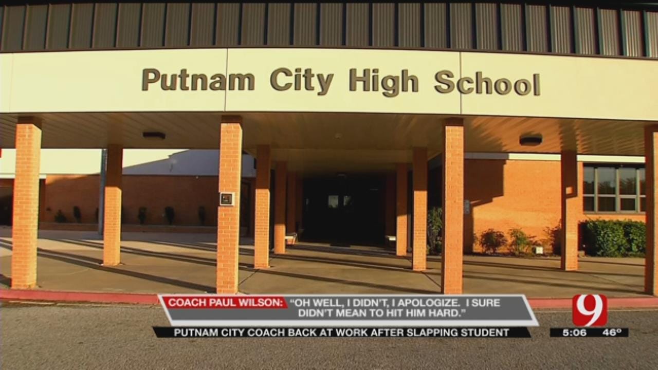 Putnam City Coach Back At Work After Slapping Student
